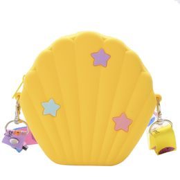 Decompression Toy New Girls Bag Creativity Shell Coin Purse Casual Silicone Fashion Diagonal Shoulder Child Girl