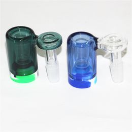 Hookahs Colour Glass Ash Catcher Bowl Bubbler 14mm Male Female Ashcatcher Bowls For Glass Water Bongs Dab Rigs Smoking Pipes