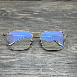 Fashion Sunglasses Frames 2021 Blue Light Blocking Titanium Glasses Frame Men Square Big Face Eyeglasses High Quality Myopia Eyewear Oculos