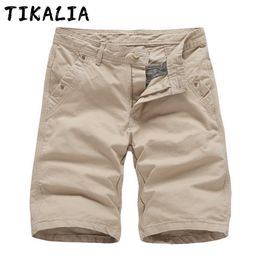 Chino Shorts Summer Fashion Solid Color Casual Work Wear Men Daily Clothing Bermudas Male Breathable 210714