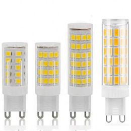 Bulbs Brightest G9 LED Lamp AC220V 5W 7W 9W 12W Ceramic SMD2835 Bulb Warm Cool White Spotlight Replace Halogen Light