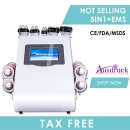 New arrival With Vacuum Liposuction Body slimming lipo laser rf cavitation machine Face / Body Ultrasonic Cavitation Slimming Machine CE