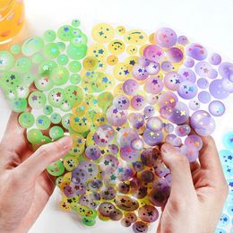 Gift Wrap Colourful Bubble Soda Stickers DIY Scrapbooking Journal Collage Phone Po Diary Happy Planner Sealing Decoration