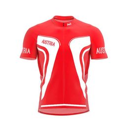 Racing Jackets 2021 AUSTRIA More Style Men Classic Cycling Team Short Sleeved Bike Road Mountain Clothing Outdoor Jersey