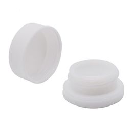 High Quality 5ml White Glass Jar Bottle Cosmetic Concentrate Containers For wax concentrates packaging SN2333