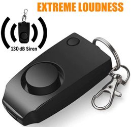 130db personal alarms for seniors Girls Women Kids Security Protect Personal Safety Scream Loud Keychain wholesale price