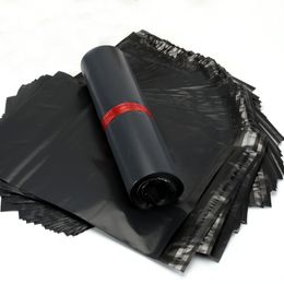 Ultra Light 100Pcs Black Self-seal Adhesive Courier Storage Bags Plastic Poly Envelope Mailer Postal Mailing Bags