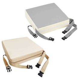 Kids Chair Increasing Cushion Toddler Adjustable 2 Strap Dining Booster Seat Pad 210716