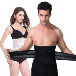 Men's Body Shapers Large Size Men Women Tummy Control Belt Waistband Tight Belly Sports Shaping Waist Trainer Tight-fitting Corset Shapewear