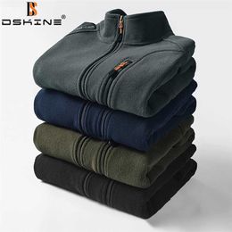 Large Size S-6Xl Men Jacket Autumn Fleece Warm Coat Spring Tactics Windproof Fashion Casual Slim 211214