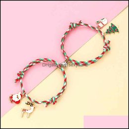 Charm Bracelets Jewellery Bracelet A Pair Magnets Attract Girlfriends And Lovers Drop Delivery 2021 Symne