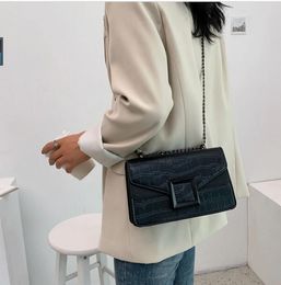 HBP Stone Pattern PU Leather Crossbody Bags For Women 2021 Small Shoulder Simple Bag Female Luxury Chain Handbags And Purses