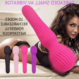 Waterproof Vaginal Vibrator High Quality Pussy Massager Adult Sex Product For Woman AV Magic Wand Enhance Sexual Pleasure Clitoral Stimulator