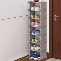 Clothing & Wardrobe Storage Simple Dustproof Shoe Rack Corner Vertical Space-saving Hallway Entryway Organiser Closet Furniture Modular Cabi