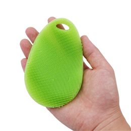 New Magic Cleaning Brushes Silicone Dish Bowl Scouring Pad Pot Pan Easy To Clean Wash Brush Cleaning Kitchen