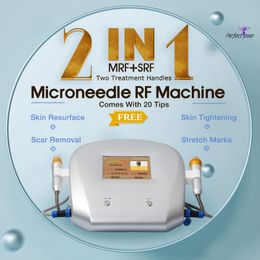 Video Manual Fractional RF Microneedle Face Lift Machine 20 Tips For Free