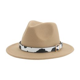 Fedora Hat Women Kids Hat Boys Girls 52cm 54cm Small Panama Winter Hats Child Solid Khaki Band Casual Cute Formal Chapeau Femme