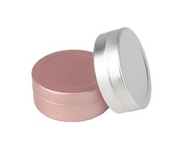 20g Aluminum Jar Box Container Cosmetics Packing Bottle Eye Shadow Ointment Pill Box Portable 2Colors 1000pcs