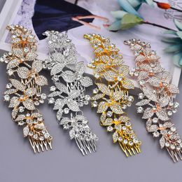 Hair Clips & Barrettes Wedding Accessories Colorful Tiara Bridal Luxury And Crystals Headpieces Rhinestone