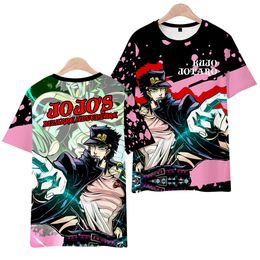 Anime JoJo Bizarre Adventure 3D Printed T Shirt Women Men Aesthetic Harajuku Streetwear Kujo Jotaro Funny Tshirt Graphic Tees