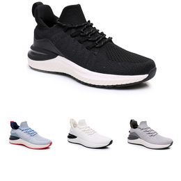 Excellent Non-Brand Running Shoes Men Women Black White Grey Light Blue Lightweight Breathability Mens Trainers Outdoor Sports Sneakers