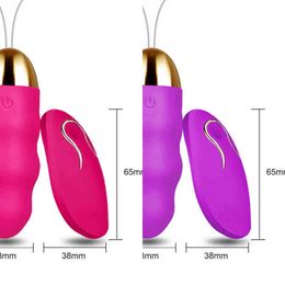 Nxy Sex Vibrators Liquid Silicone Erotic Jump Egg g Spot Vibrator Remote Control Female Clitoral Stimulator Vaginal Massager Toy for Couples 1227