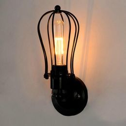 Outdoor Wall Lamps Vintage Bedside Light Lamp Energy Saving Industrial Style Entrance Bedroom Restaurant Stair