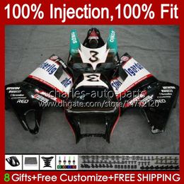 Injection Fairings For DUCATI 748 853 916 996 White blk 998 S R 94 95 96 97 98 42No.70 748R 853R 916R 996R 998R 94-02 748S 853S 916S 996S 998S 1999 2000 2001 2002 OEM Body
