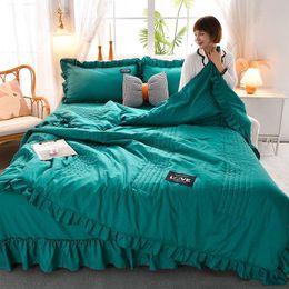 Bedding Sets Summer Quilted Blanket Thin Comforter Bedspread For Double Bed Air Condition Quilt Student Car Kids Adult Cover
