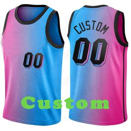 Mens Custom DIY Design personalized round neck team basketball jerseys Men sports uniforms stitching and printing any name and number Stitching stripes 28