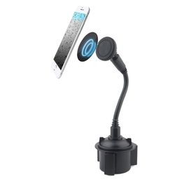 Magnetic Car Cup Holder Phone Mount Adjustable Long Gooseneck for iPhone Samsung Smartphones