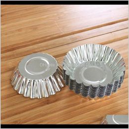 Disposable Flower Style Egg Tart Cupcake Cake Cookie Mould Lined Mould Tin Baking Cup Wen5105 Giphf Icvk3