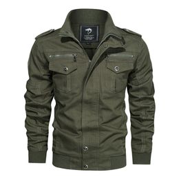 Ymwmhu Arrival Men's Bomber Jacket Long Sleeve Winter Coats Moto Biker Jackets Mens Fashion Clothing Trends Army Green 210819