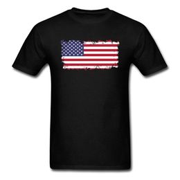soldier shirt NZ - USA Flag T Shirts Male Cool Tshirt Custom Personalized Tops & Tees Round Collar No Pocket Winter Soldier Javascript Tee Shirt 210420