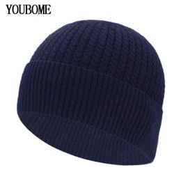 Skullies Beanies Men Winter Hats For Men Knitted Hat Women Male Gorro Warm Balaclava Bonnet Female Winter Beanie Hat Winter Cap Y21111