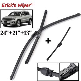 Erick's LHD Front & Rear Wiper Blades Set For VW Tiguan MK1 2007 - Windshield Windscreen Window 24"+21"+13"