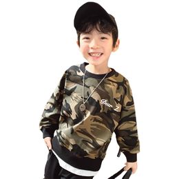 Baby boys Clothes spring autumn Sweater coat camouflage fashion sports wear-resistant 4-12 year old high-quality child clothing 211111
