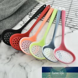 1PC Food Grade Silicone Colander Shovel Strainers Spoon Colourful Kitchen Scoop Drainage Colanders Kitchen Gadget colander