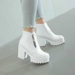 Botas De Cuña De Plataforma Blanca Oferta Online | DHgate.com