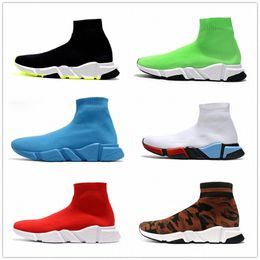 SPEED 2.0 Black Sock boots Shoe Men Women Speed Trainer Designer Sneakers Trainer Popular Race Shoes Fashion Grey