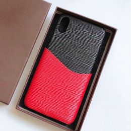 Fashion Designer Phone Cases with Card Holder for Iphone 15 14 12 11 13 Pro max Xs Xr 7 8plus Luxury Mobilephone Cover