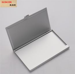 Blank sublimation bank card box case for thermal heat transfer printing sublimation ink metal Bussiness card holder products