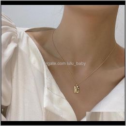 Pendant French Necklaces Fashion Net Red Ins Hip Hop Simple Cold Wind Collarbone Chain Womens Accessories N8Kxy Nd0Zj