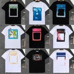 -Sommer Herren Womens Designer T-shirts Lose T-Shirts Mode Marken Tops Man S Casual Shirt Luxurys Kleidung Straße Schwarz Weiß Shorts Sleeve Kleidung Polos Tshirts 54452