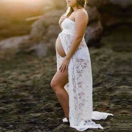 Maternity Gown Lace Maternity Dress Fancy Shooting Photo Summer Pregnant Dress Plus Size