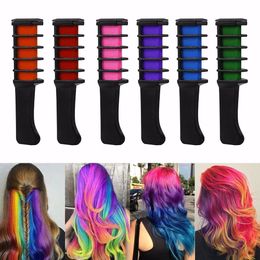 Temporary Hair Mascara brushes Chalk Dye Powder With Comb Hairdressing Salon Crayons DIY HairCare & Styling 14 Colours