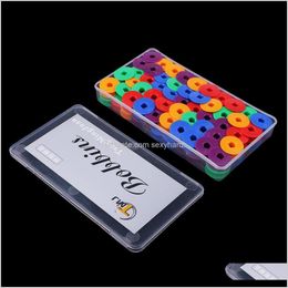 Notions Tools Apparel Drop Delivery 2021 100 Pieces Plastic Industrial Sewing Hine Parts Multifunctional Bobbins With Box Xz1Ew