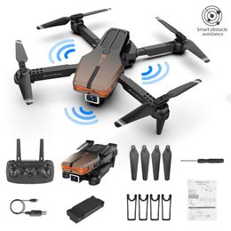 New V3 PRO Mini Drone 4K Profesional HD Dual Camera FPV Obstacle Avoidance Dron RC Quadcopter Helicopters Toys For Children