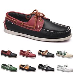 men casual shoes Espadrilles triple black navy brown wine red green Orange coffee Mahogany mens sneakers outdoor jogging walking ten color9