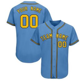 Custom Men Baseball 100% Ed Any Number and Team Names, If Make Jersey Pls Add Remarks in Order S-3XL 046